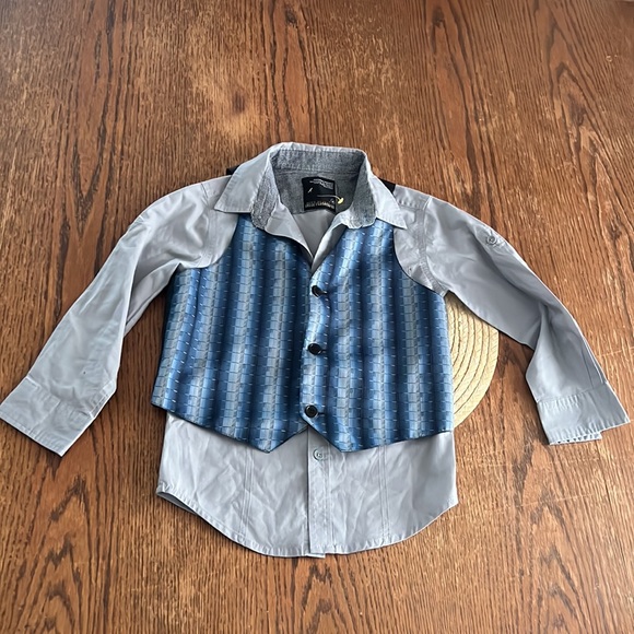 Drill Collection Boys Shirt & Vest  Size Medium - Picture 6 of 11